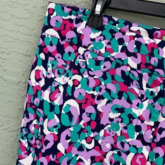 Pappagallo Sz 10  The Chelsea pant in Jade Multi - Picture 7 of 12